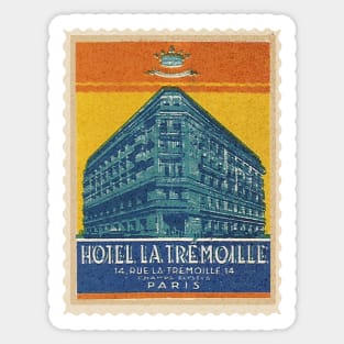 Tremoille Hotel Sticker